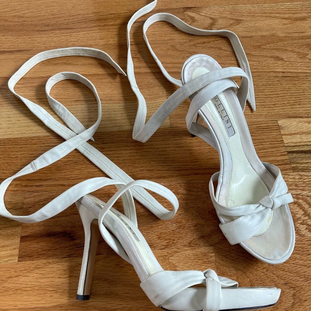 Pollini high heel sandals, size 7.5 US